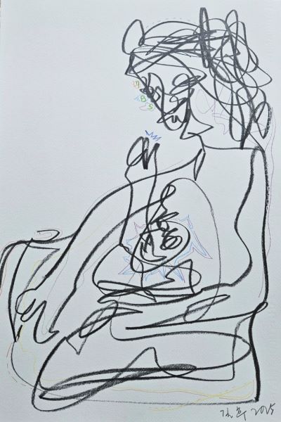 [2025] Untitled, Graphite on paper, Size Unknown